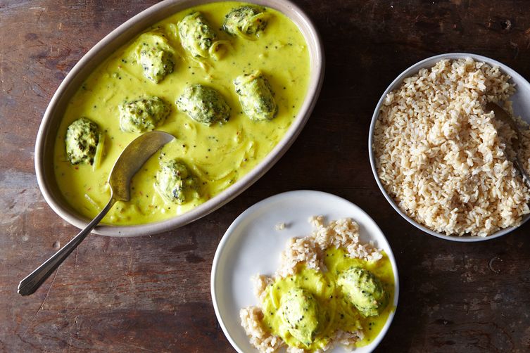 Punjabi Buttermilk Stew with Spinach Dumplings Recipe on Food52