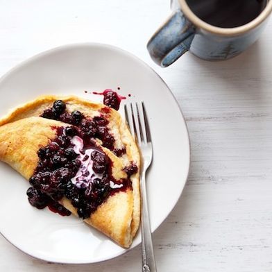 Sweet Omelet with Berries