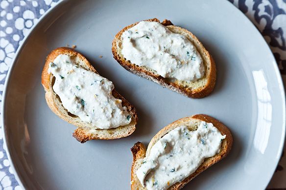 Herbed Ricotta and Anchovy Crostini on Food52