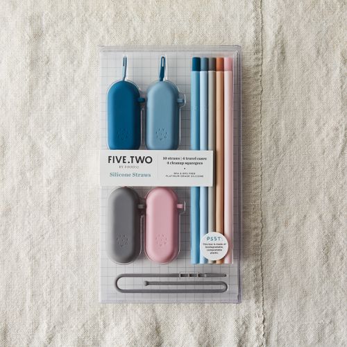 Portable Silicone Straws 