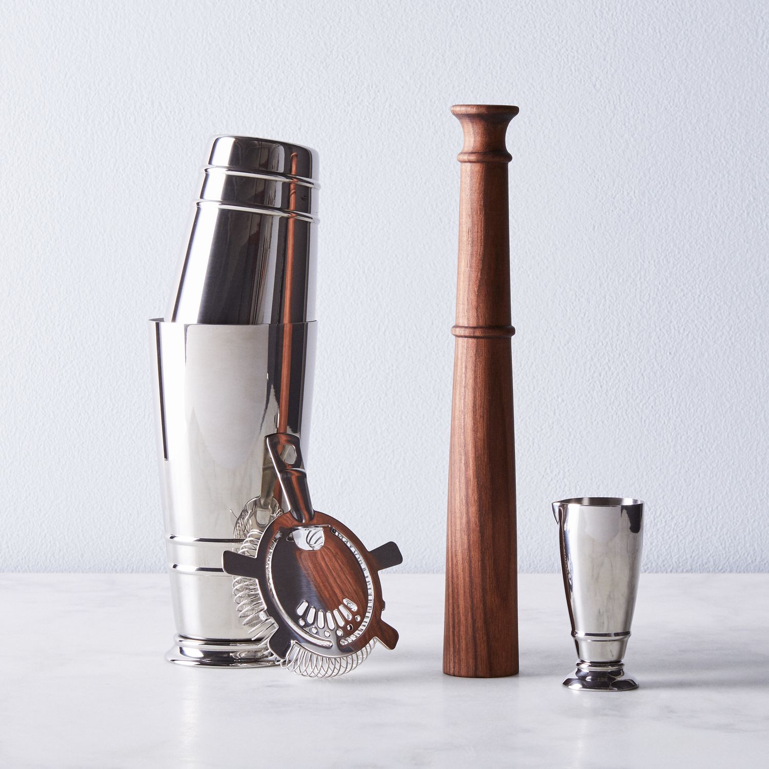 Fortessa Solutions Stainless Steel Cocktail Set or Boston Shaker on Food52