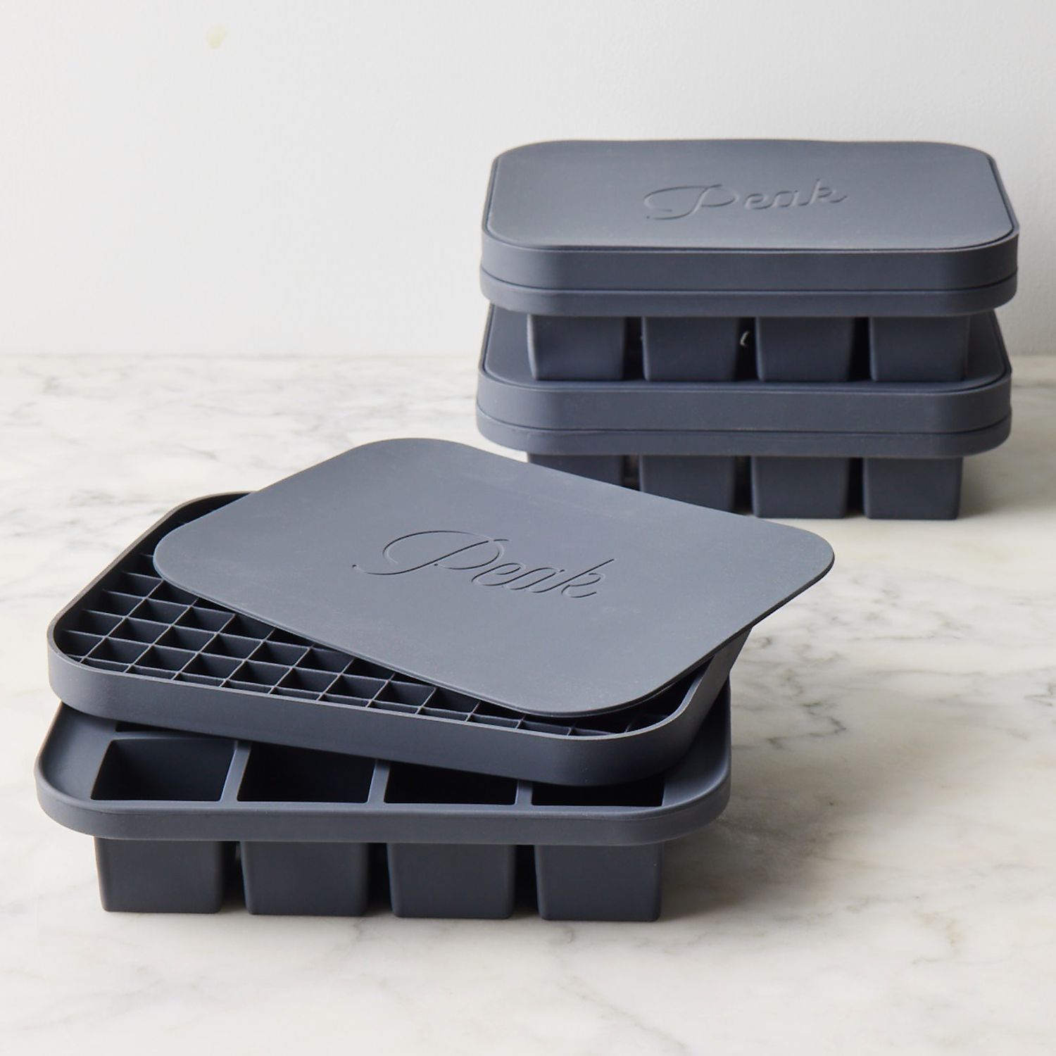 Stacking Ice Tray Charcoal by W&P