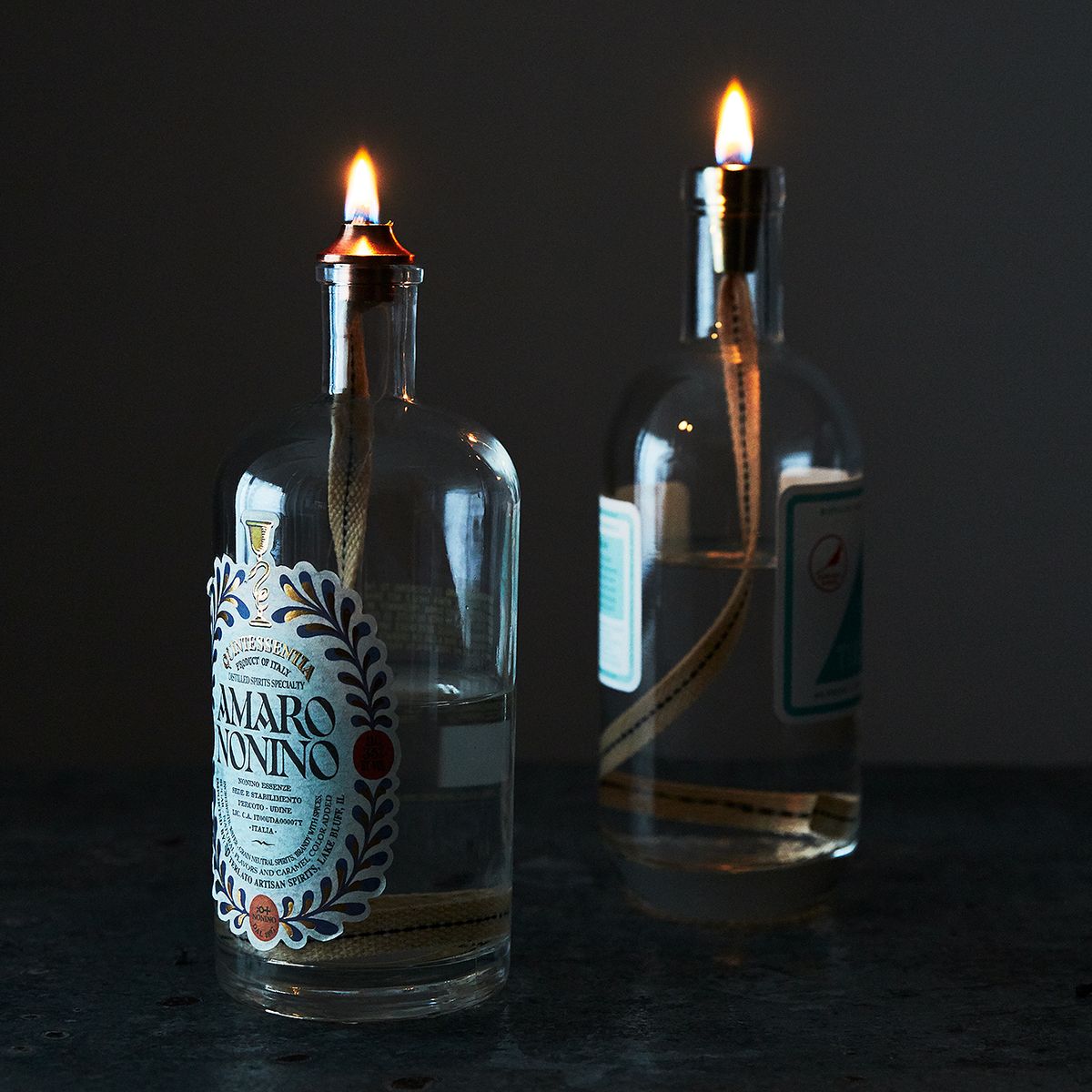 ontvangen Dynamiek Steen DIY Wine Bottle Oil Lamp Hack - How to Make a Lamp Out of a Bottle