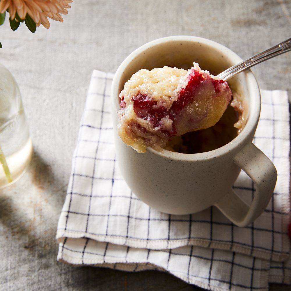 White Chocolate & Raspberry Mug Cake Recipe on Food52