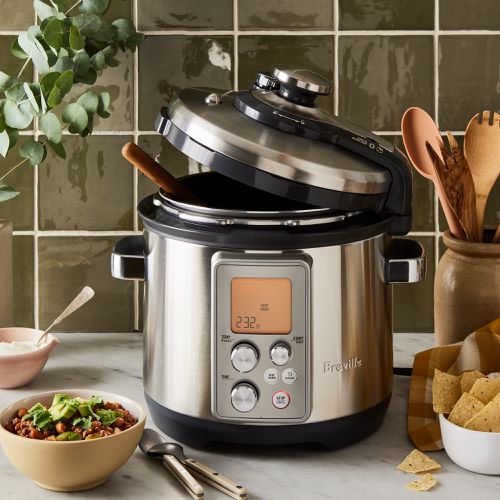 Breville Fast Slow Pro Pressure Cooker with Slow Cook Mode, Stainless Steel  on Food52
