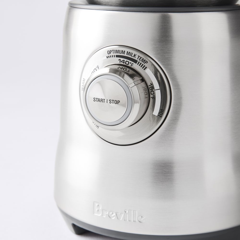 Breville Milk Café Electric Milk Frother, Brushed Stainless Steel on