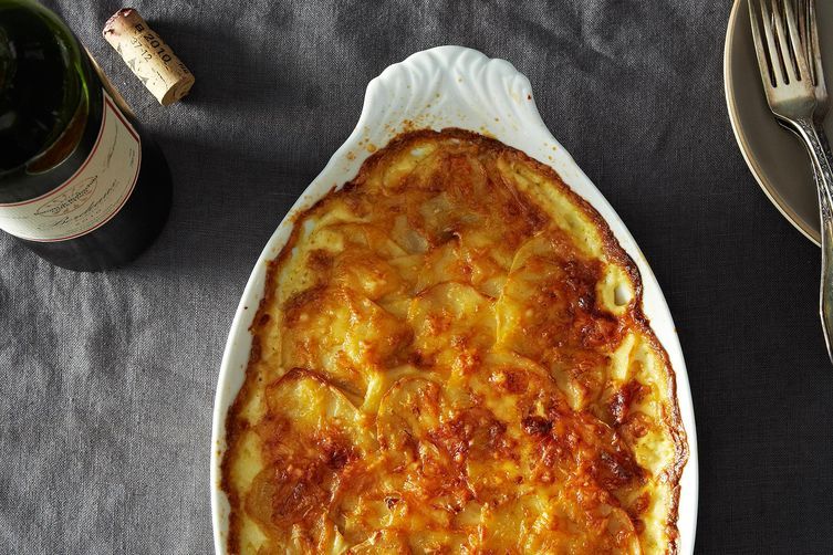 Scalloped Potatoes with Caramlized Onions on Food52