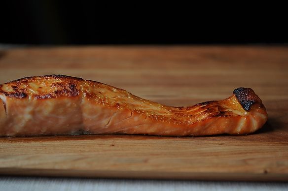 Miso and Agave Glazed Salmon