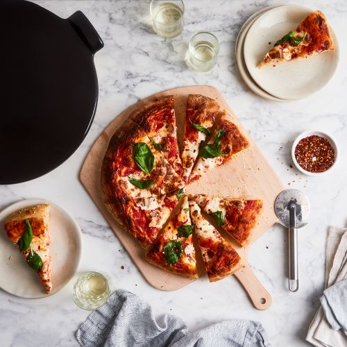 Emile Henry Ceramic Pizza Stone & Peel Kit on Food52