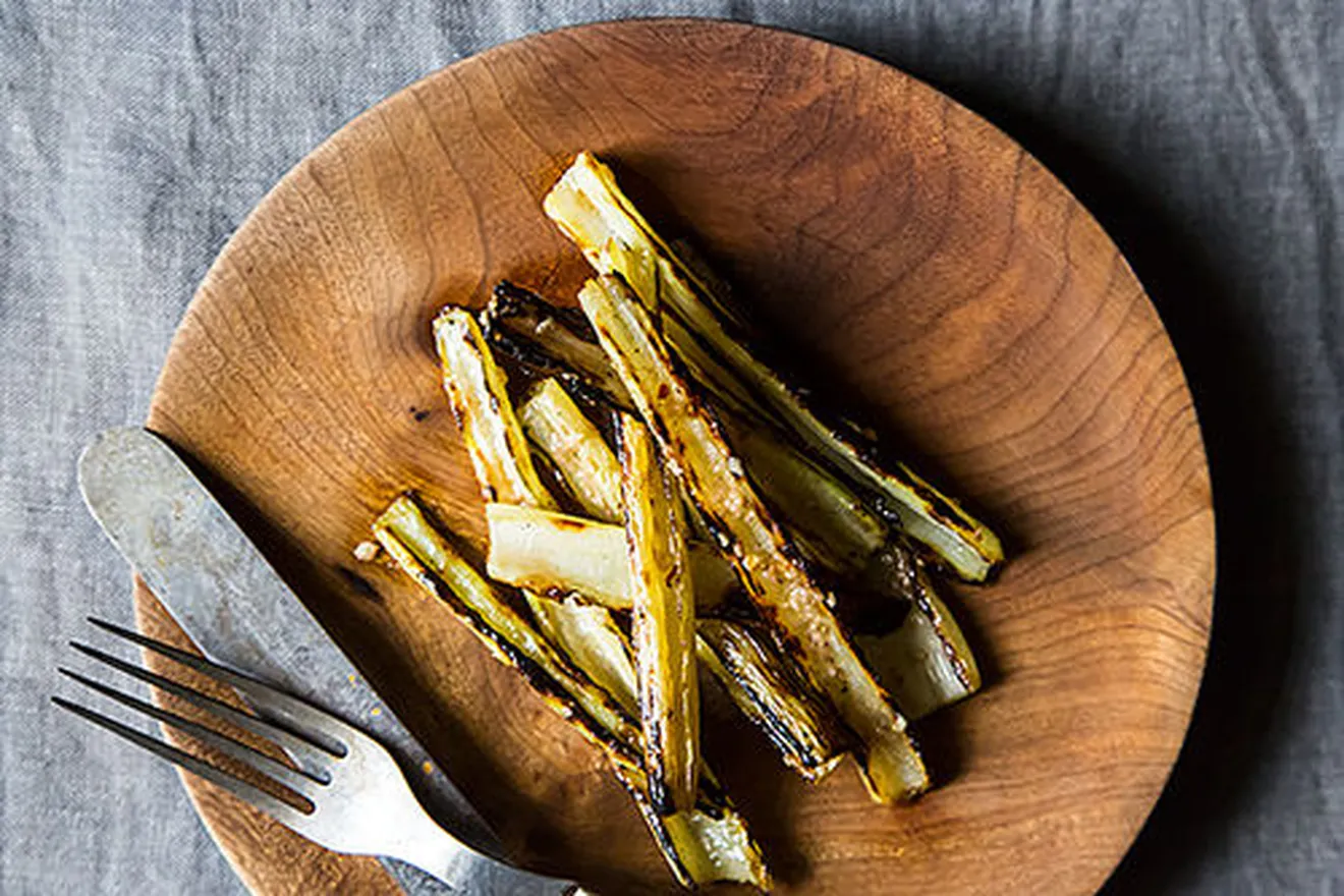 grilled swiss chard stems