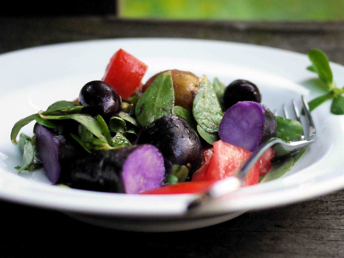 Potato And Purslane Salad Recipe On Food52