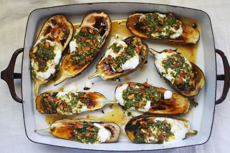 Roasted eggplant from Food52