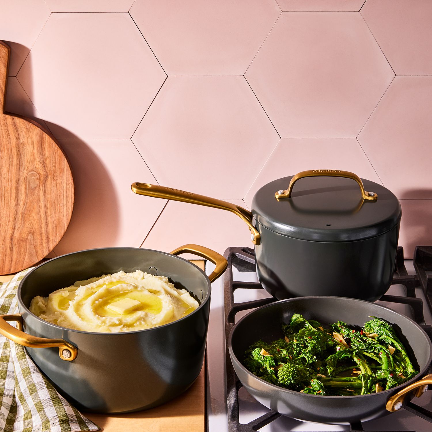 GreenPan GP5 Ceramic Nonstick 11-Piece Cookware Set on Food52