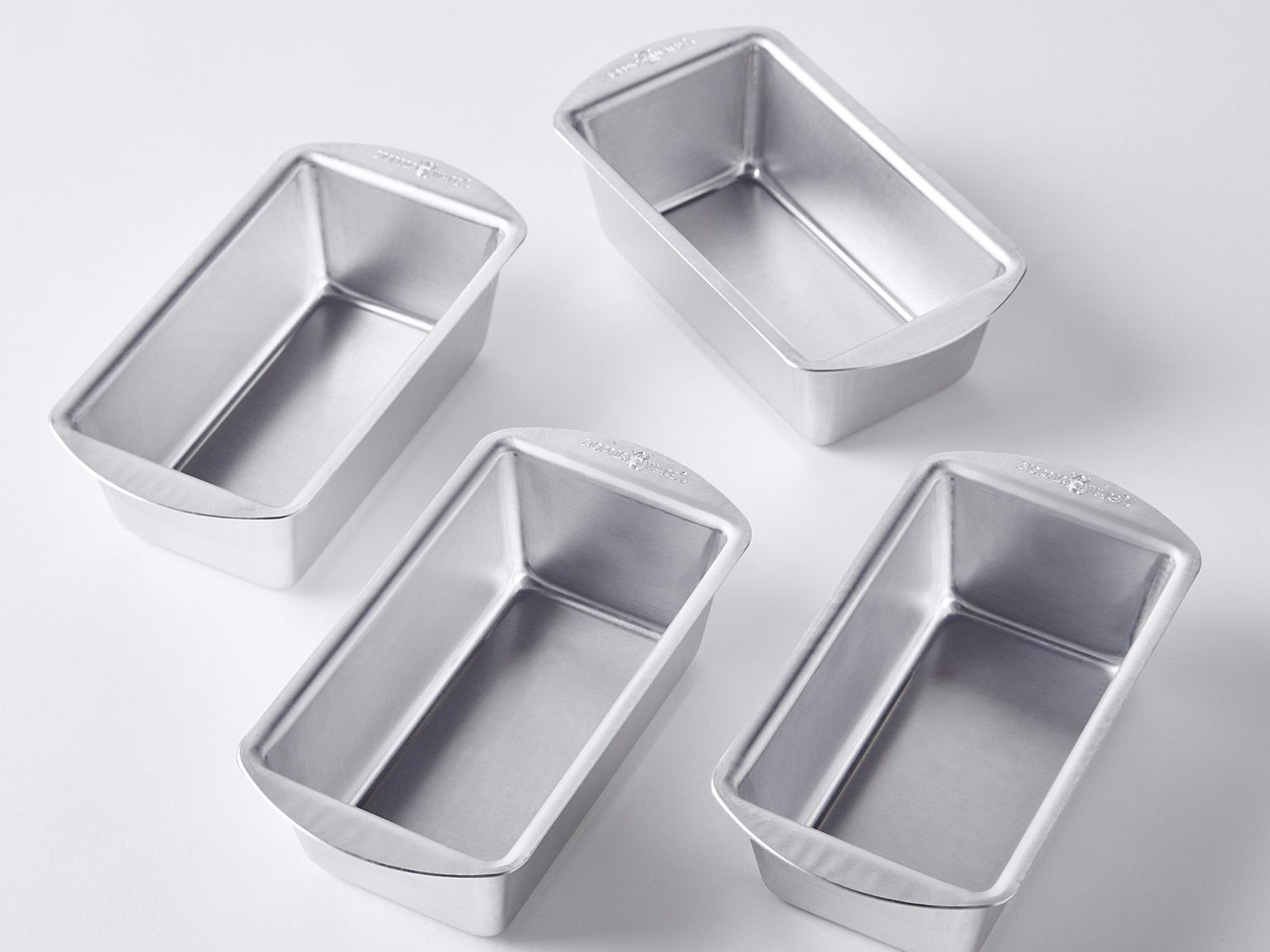 Nordic Ware Naturals Aluminum Mini Loaf Pans, Set of 4, Aluminum