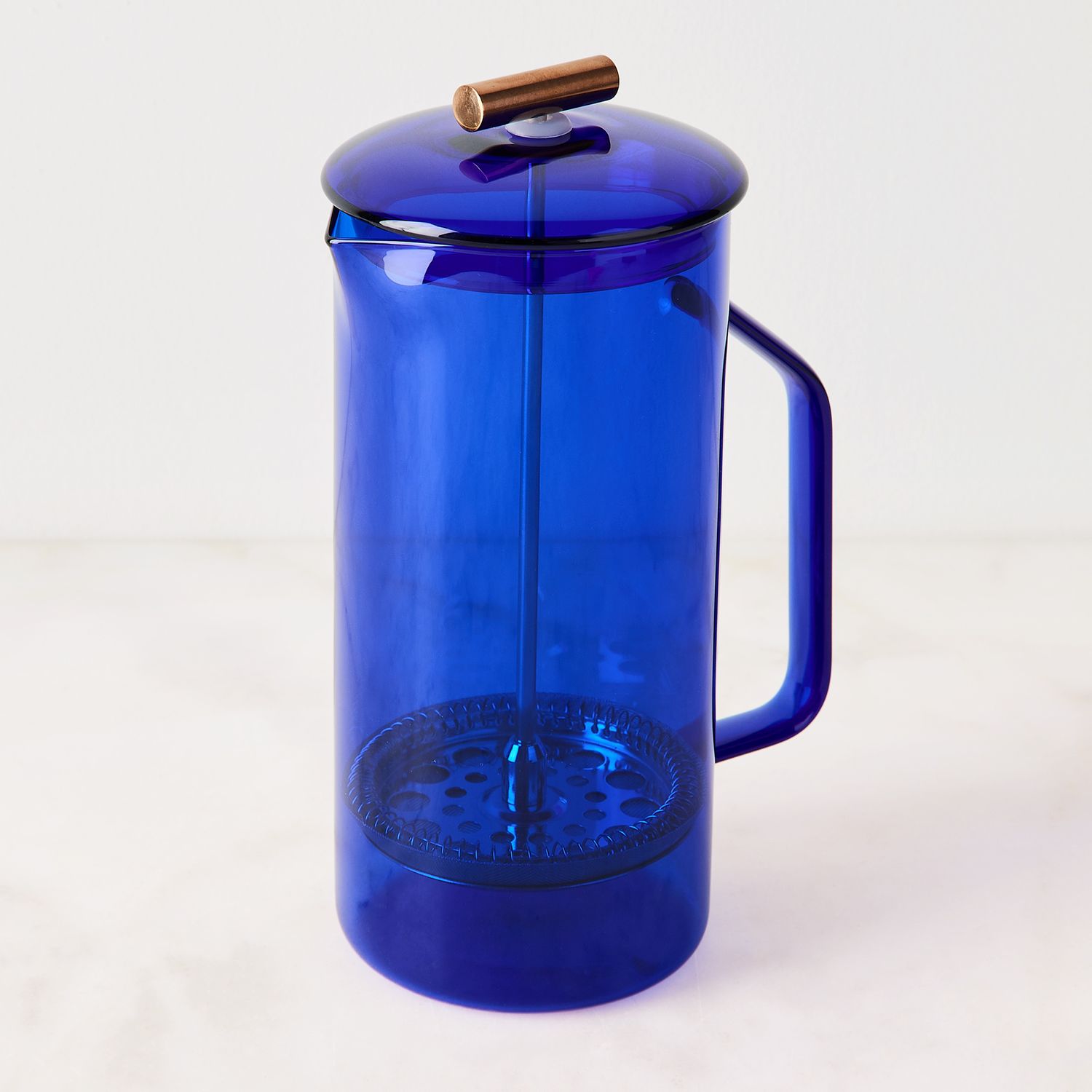 Yield Glass French Press - Cobalt