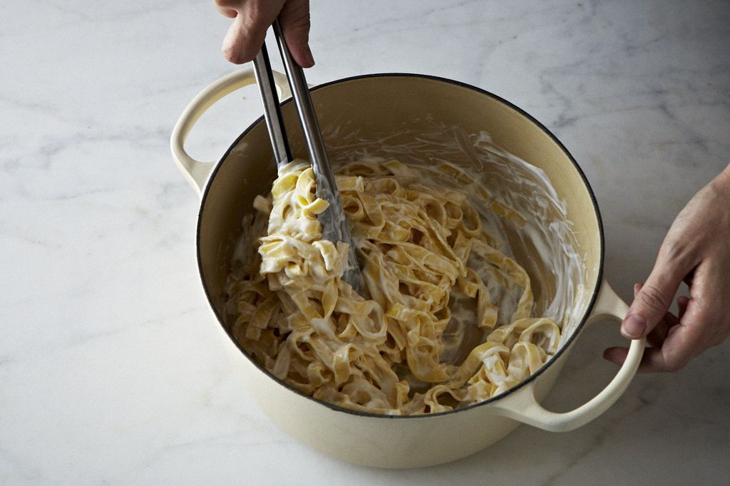 Diane Kochilas' Pasta with Yogurt and Caramelized Onions on Food52
