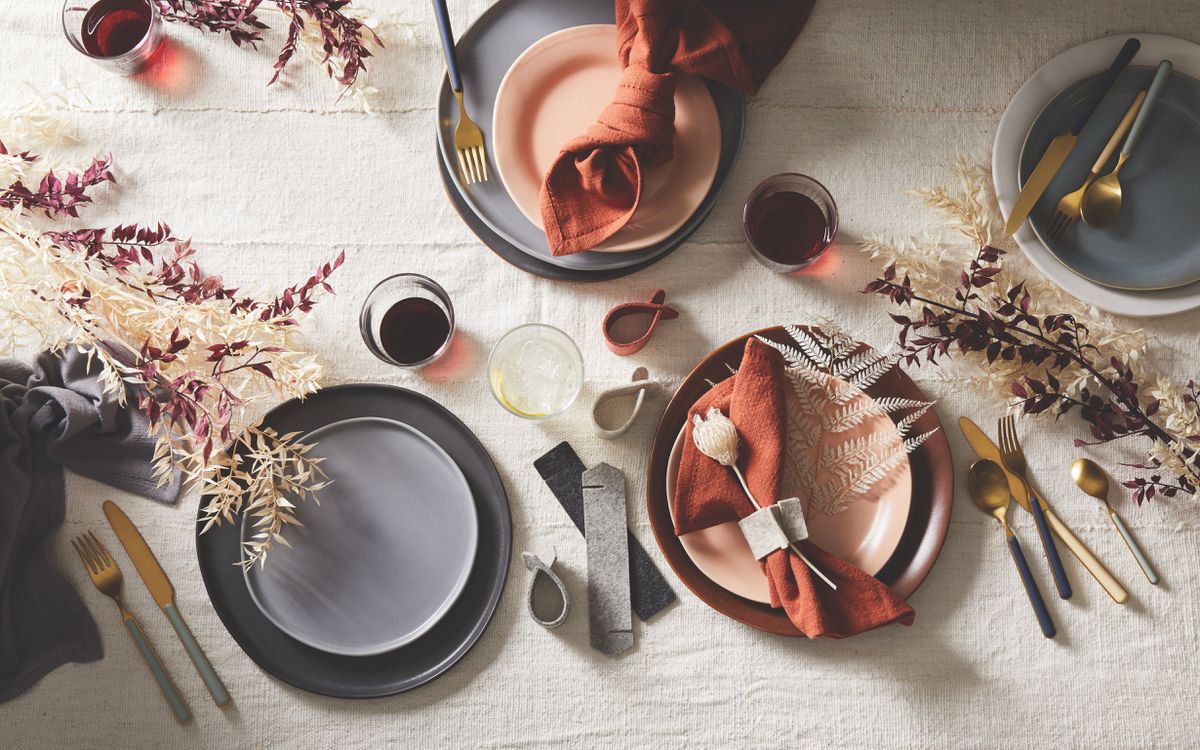 10 opciones sencillas para decorar la mesa la cena Acción de Gracias