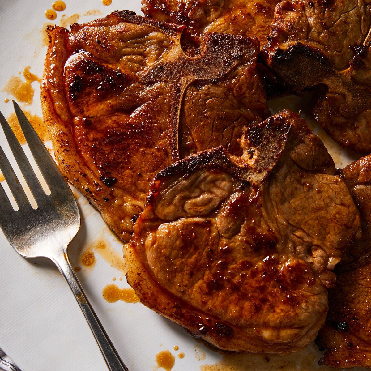 Recipe Wafer Thin Pork Chops - My Story In Recipes Sweet Fire Pork Chops