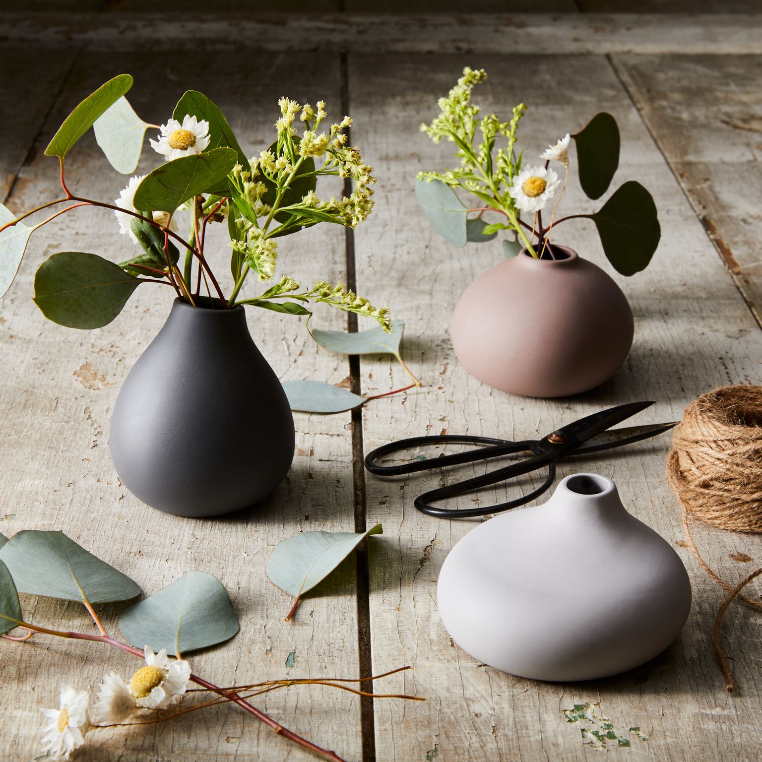 blomus Mini Porcelain Vases, Set of 3 Bud Vases in 3 Colors, Unglazed on  Food52