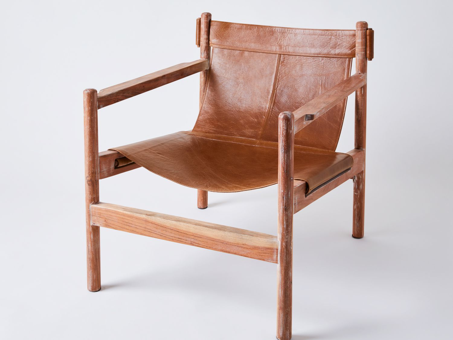 Blackhouse Nolan Sling Leather Chair, Sling Leather Chair
