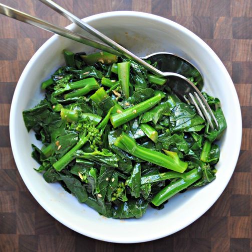 Chinese Broccoli Salad with Sesame Sriracha Dressing from Food52