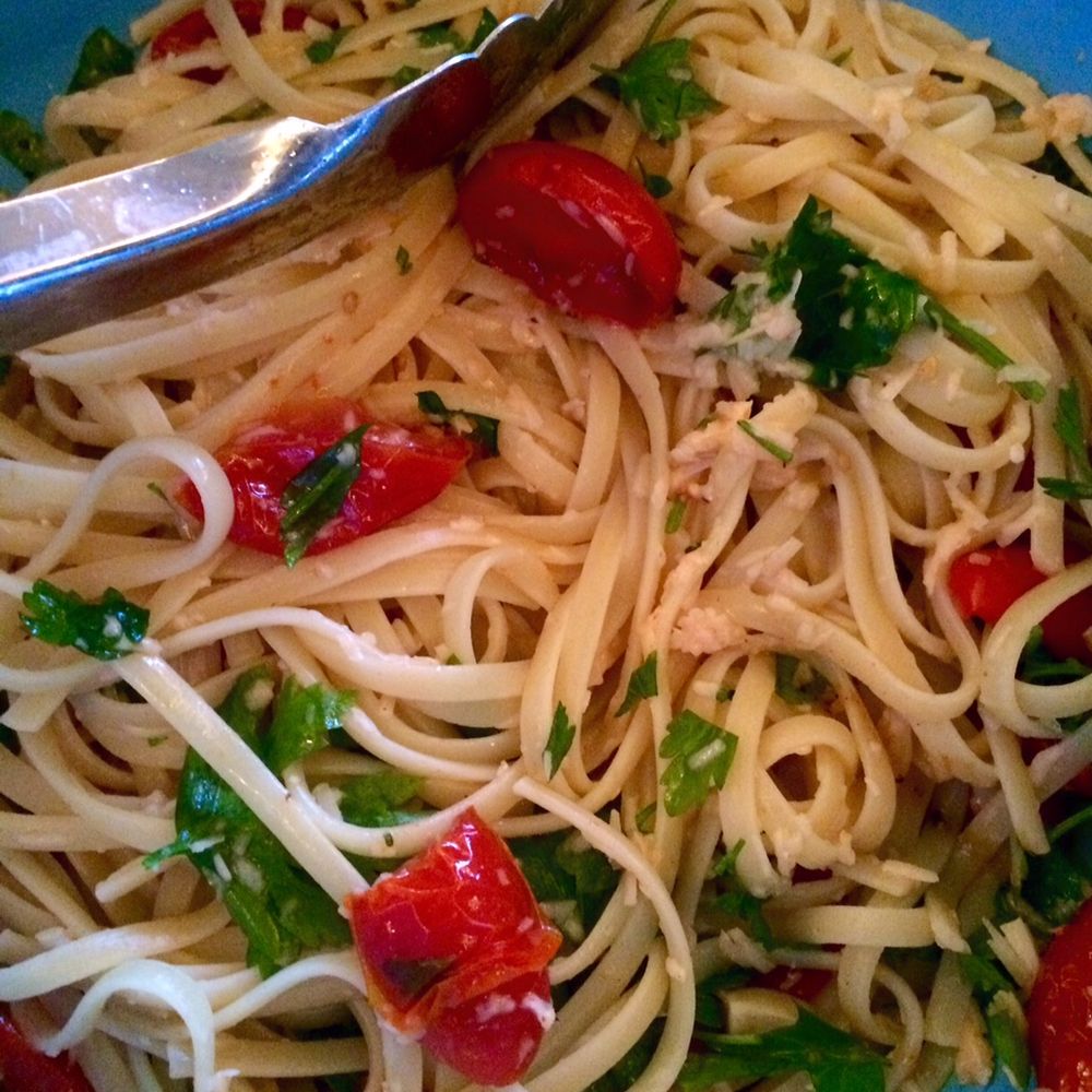 pasta with cherry tomatoes