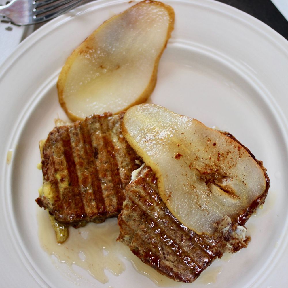 grilled banana bread french toast