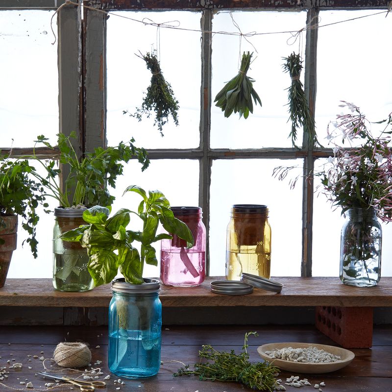 Herb Garden Jar Planter Context