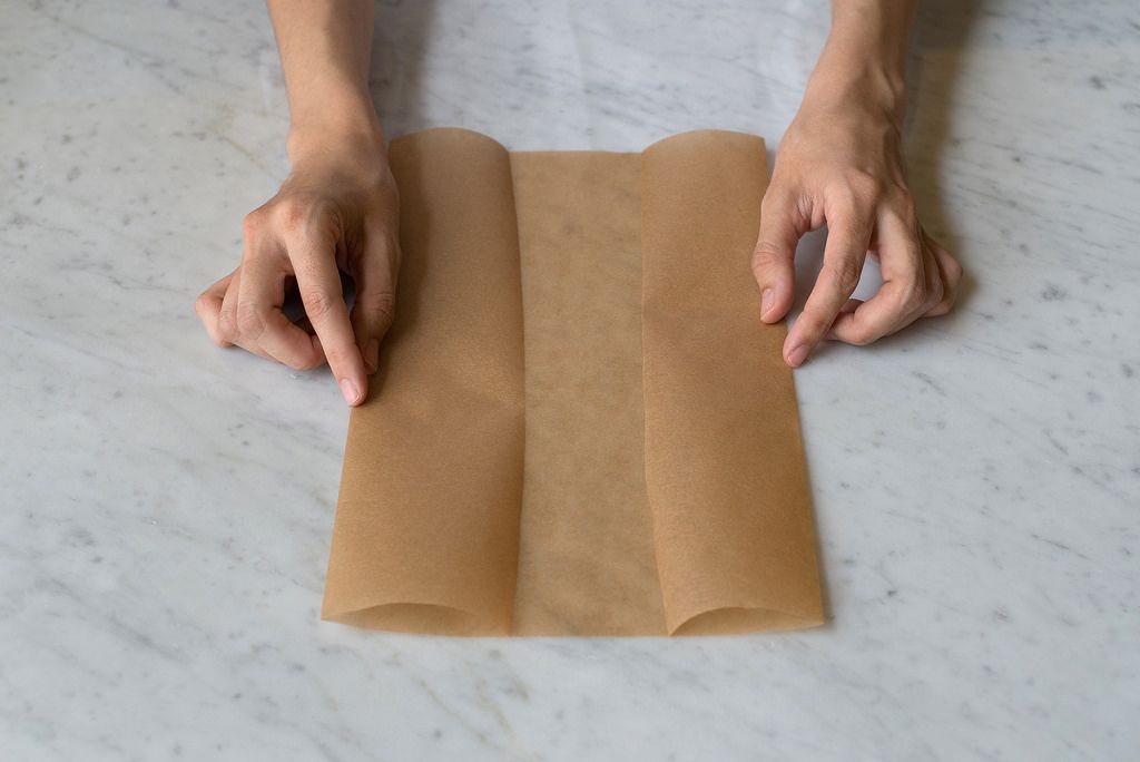 How to perfectly line a pan with parchment paper
