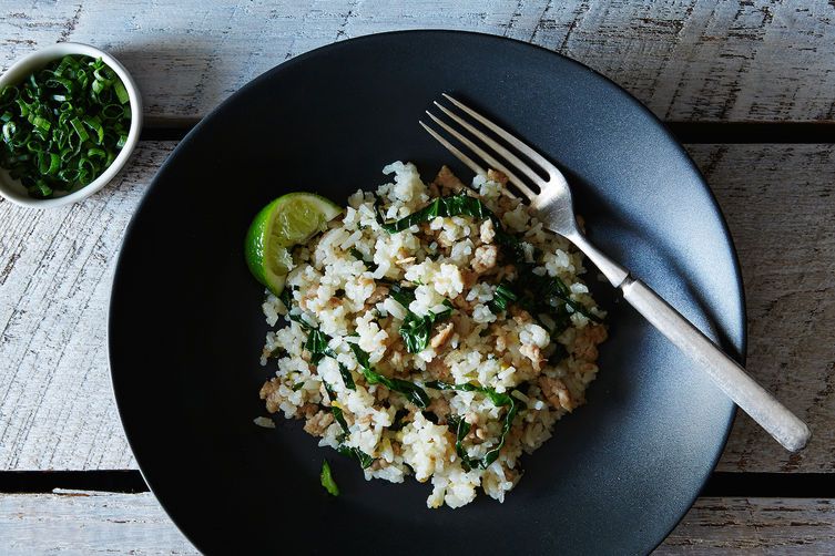 Scallion and Coconut Rice with Pork on Food52