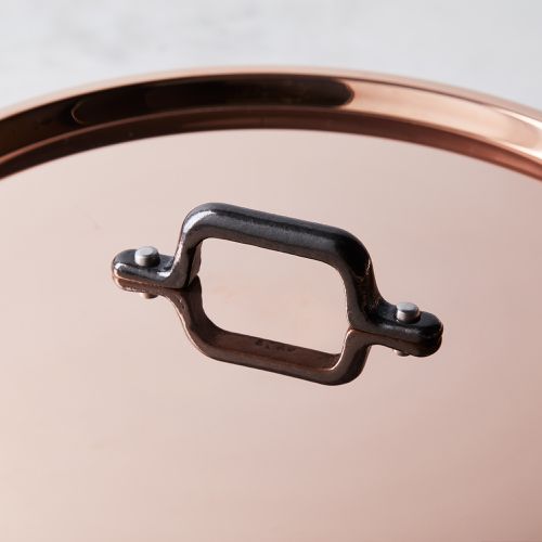 PRIMA MATERA Round Copper Stainless Steel Saucepan 5.5-Inch De Buyer 6206.14