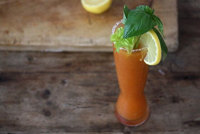 Spicy Basil Bloody Mary Mix from Food52