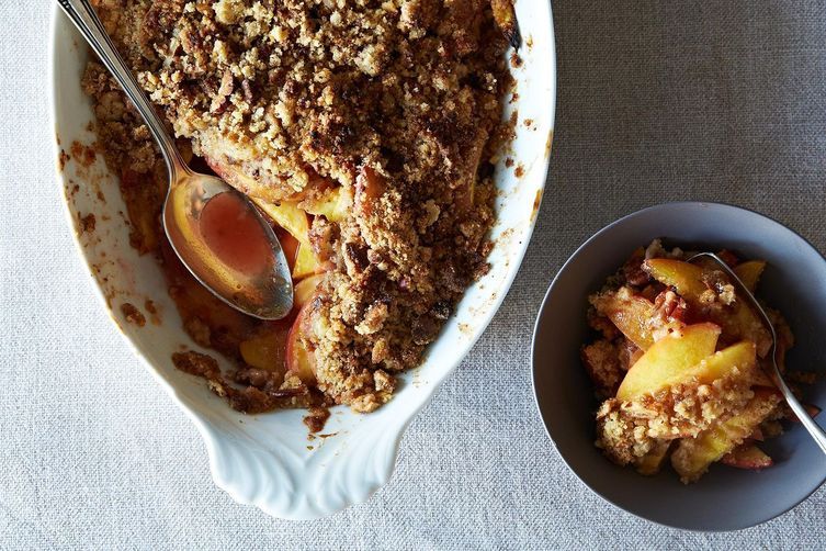 Southern Peach Crumble from Food52