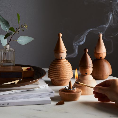 Farmhouse Pottery Handmade Wooden Gnome Incense Holders, 10 Options on  Food52