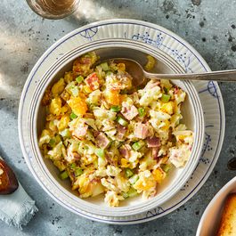 Fried egg salad by Dian Rogers