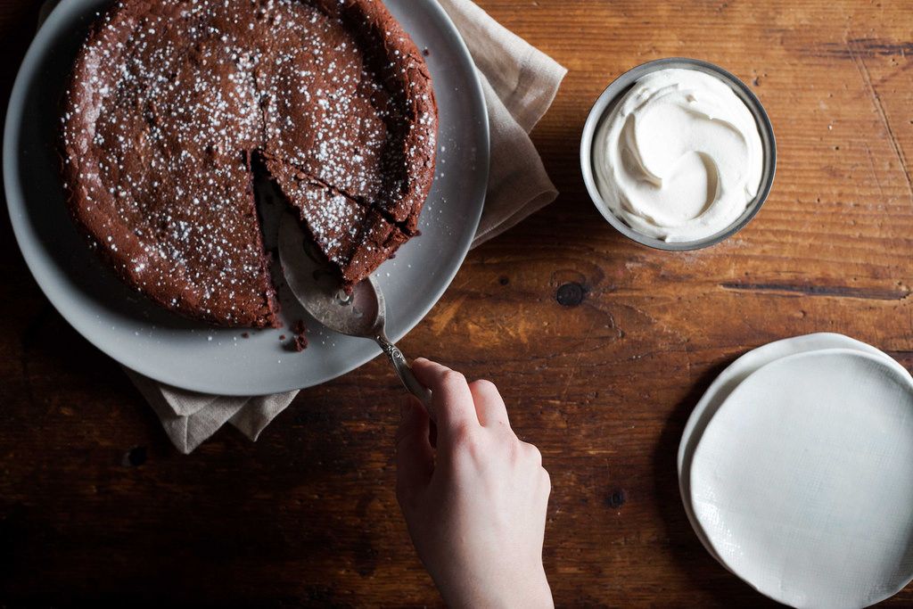 Almost Flourless Chocolate Cake from Food52