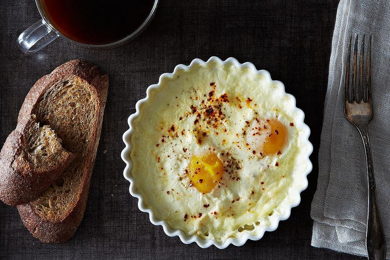 Baked eggs from Food52