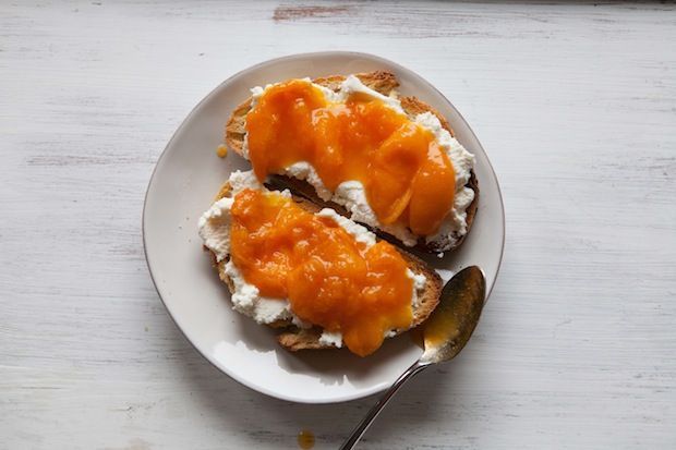 Apricot and Ricotta Tartines on Food52