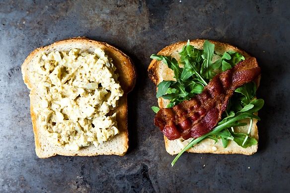 Bacon and Egg Salad Sandwich from Food52