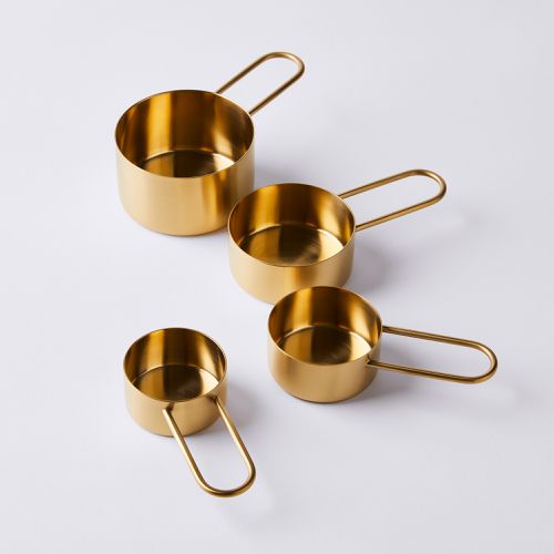 Hawkins New York Simple Brass Measuring Cups & Spoons on Food52