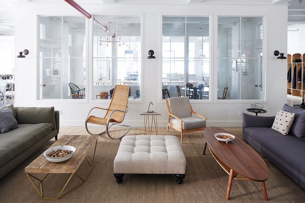 Food52's New Office Open Lounge New York City Mark Weinberg