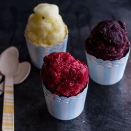 Desert - ice cream and sorbet by mochai