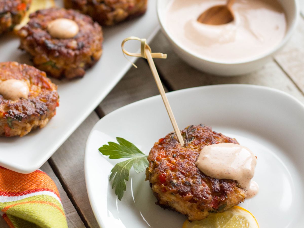 New Orleans Style Barramundi Fish Cakes with Creole Remoulade