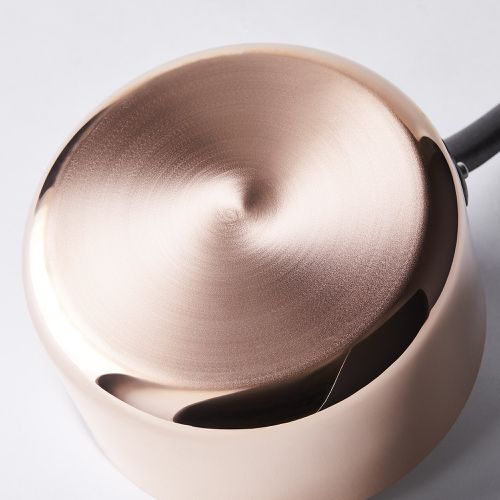 de Buyer French Copper Mini Saucepan With Brass Handle on Food52