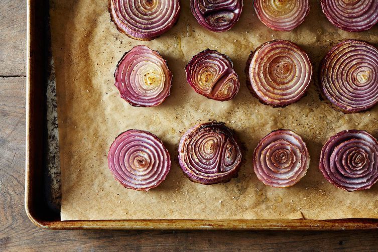 Roasted Red Onions