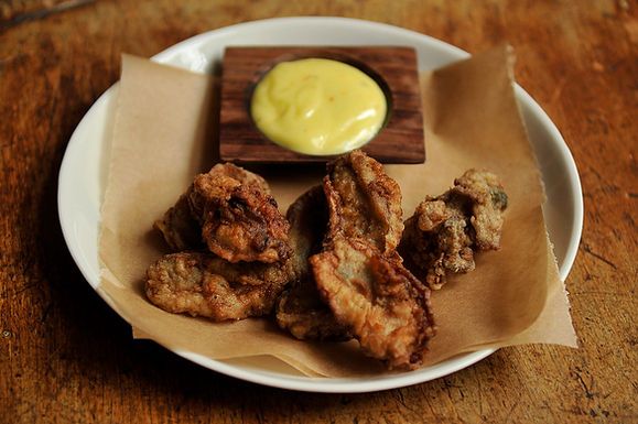 Fried Oysters with Saffron A