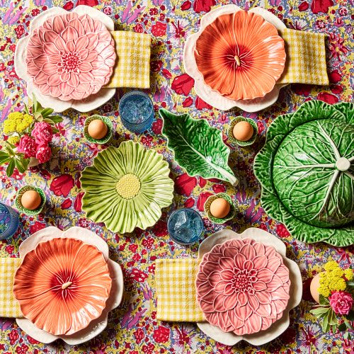 Bordallo Pinheiro Maria Flor Flower Dessert Plates, Set of 4 on Food52