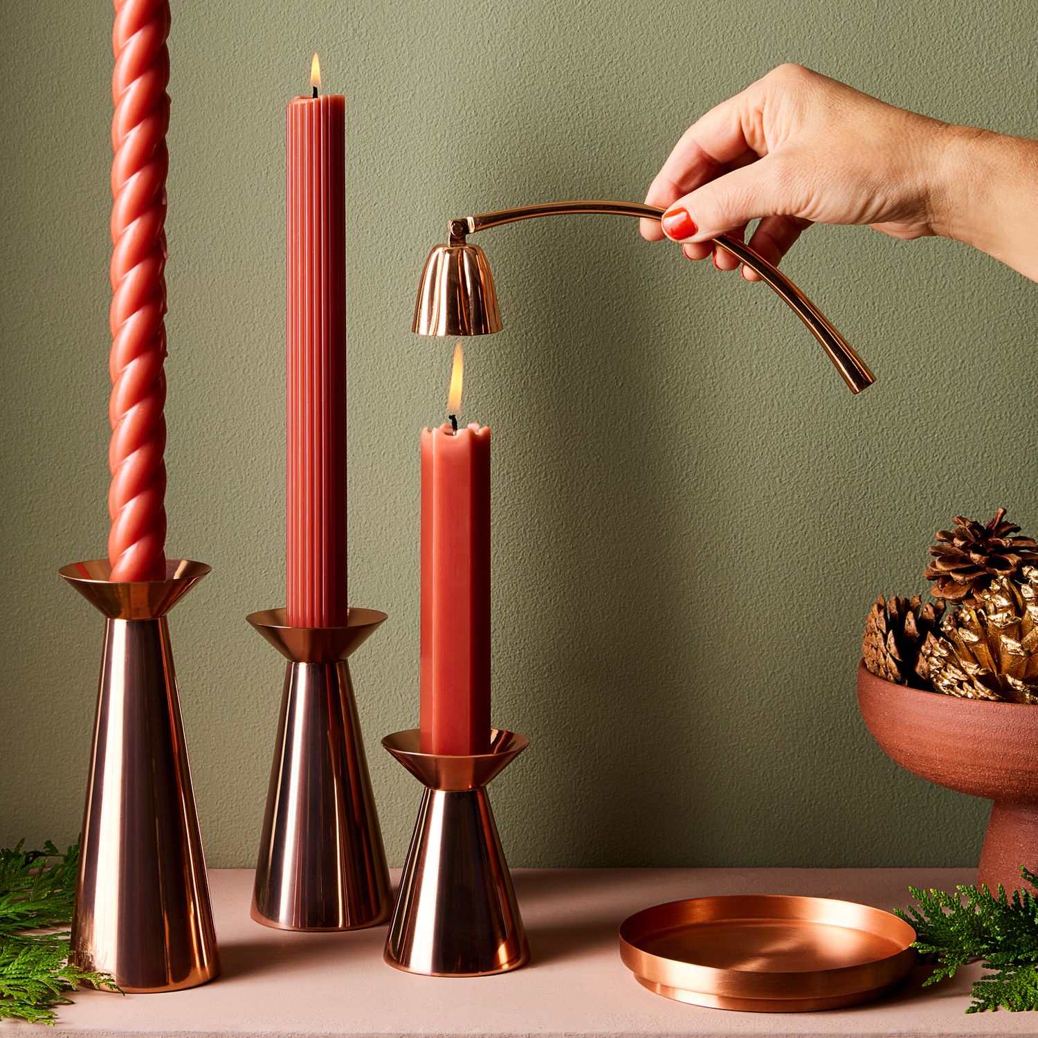 Copper Candle Accessories