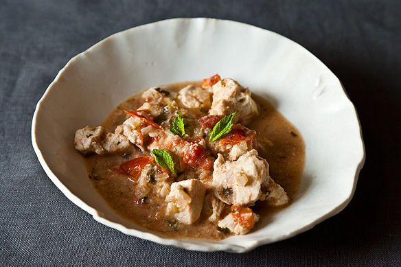 Creamy Chicken and Mint Curry