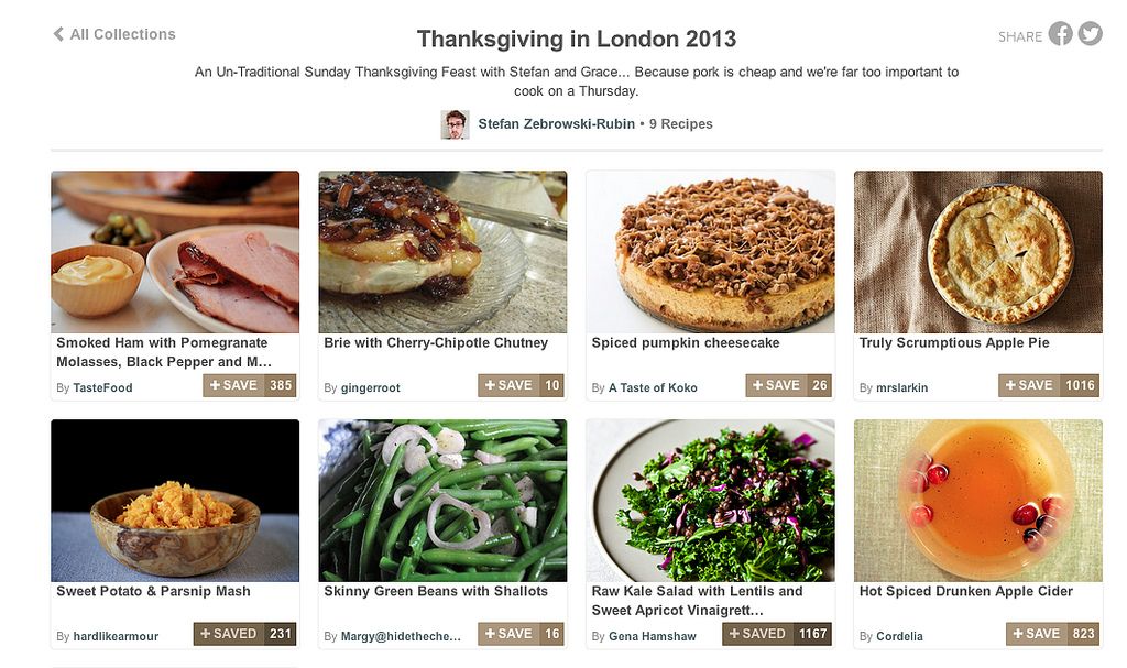 Thanksgiving Collections on Food52